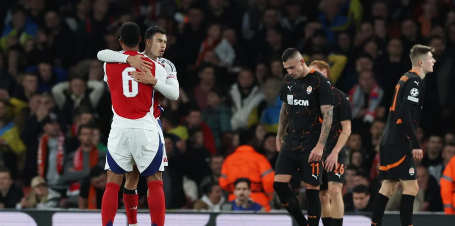 Шахтар мінімально поступився Арсеналу: Пушич оцінив матч ЛЧ